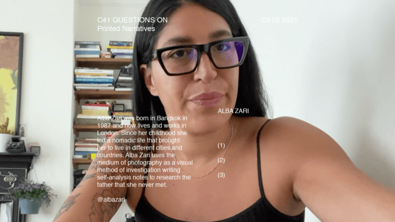 C41 Questions On: Printed Narratives with Alba Zari